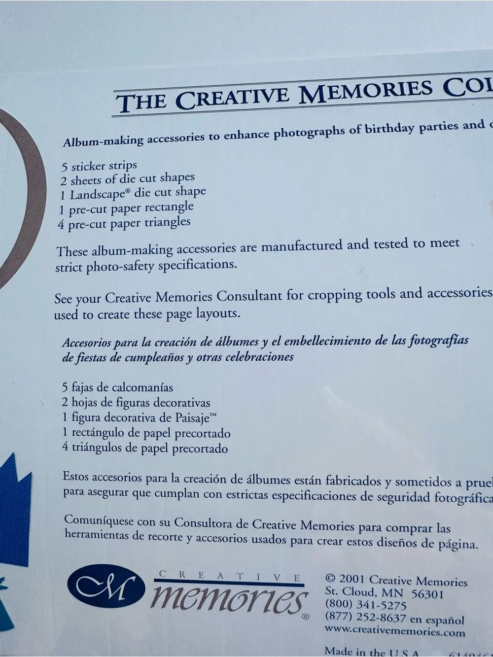 Creative Memories Celebration Combination Pack